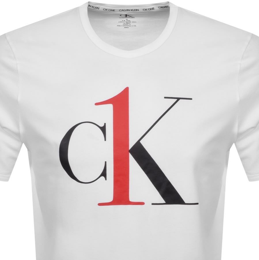 Alternative Image for ProductCalvin Klein Lounge Logo T Shirt White2